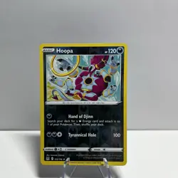 Hoopa 122/196 Pokemon Lost Origin Sword & Shield Reverse Holo Rare Card - Image 1