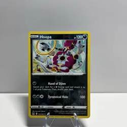 Hoopa 122/196 Pokemon Lost Origin Sword & Shield Reverse Holo Rare Card - Image 3