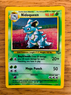 Nidoqueen (7/64) Holo Jungle Set Pokemon Card! FAST & FREE P&P! - Image 1
