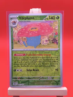 Vileplume 045/165 Scarlet & Violet 151 Reverse Holo Rare Pokemon Card * New * - Image 3