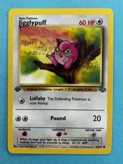 Jigglypuff 54/64 Jungle 1st Edition Regular Basic Pokemon TCG Card 60 HP - Image 3