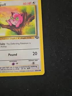 Pokemon TCG Jigglypuff 1st Edition Jungle Card 54/64 Regular Common - Image 5
