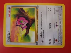Pokemon TCG Jigglypuff 1st Edition Jungle Card 54/64 Regular Common - Image 1