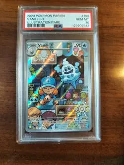 Vanillish #190/182 Pokemon 2025 Holiday Calendar Promo - PSA Mislabel- PSA 10 - Image 1