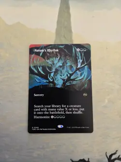 MTG TDM Nature's Rhythm Borderless NM - Image 1