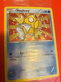 POKEMON CARD SHINY MAGIKARP TARGET PROMO HOLO XY143 SEALED MINT BLACK STAR RARE - Image 3