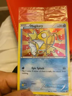 POKEMON CARD SHINY MAGIKARP TARGET PROMO HOLO XY143 SEALED MINT BLACK STAR RARE - Image 5
