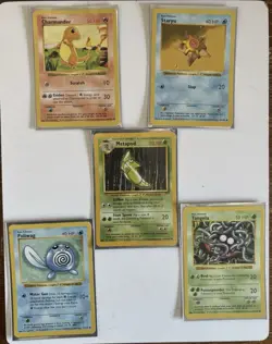 Pokemon Card Lot (15) WOTC - Charmander, Staryu, Poliwhirl, Tangela and More - Image 3