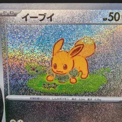 Pokemon Eevee Holo With Texture Read Description - Image 3