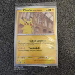 PROMO Pokemon TCG Pikachu At The Museum Oversize Sealed Brand New! - Image 1