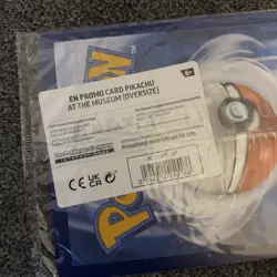 PROMO Pokemon TCG Pikachu At The Museum Oversize Sealed Brand New! - Image 3