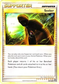 1x Seeker - 88/102 - Uncommon Lightly Played Pokemon HGSS - Triumphant - Image 1