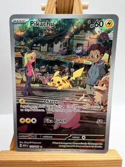 Pokemon TCG - S&V 151 - 173/165 Pikachu - Illustration Rare - NM/M - Image 1