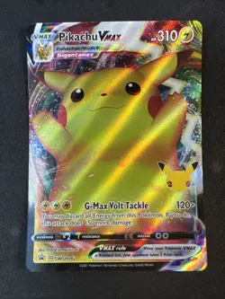 Pikachu VMAX SWSH062 Sword & Shield Black Star Promo Celebrations Pokemon - Image 1