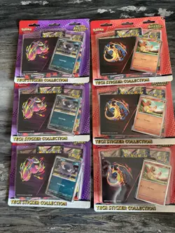 New! In Hand! Pokemon 🌟Ascended Heroes🌟 Tech Sticker Pack Lot Of 6 / 3 Of Each - Image 1