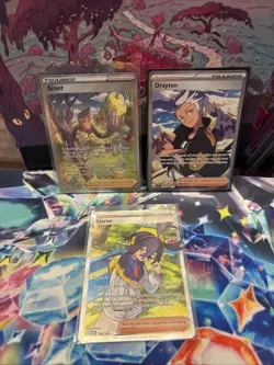Pokemon Trainer Lot Full Art Drayton Kieran Grant Near Mint - Image 1
