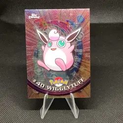 2000 Topps Chrome Pokemon! Wigglytuff #40 Near Mint! Base Set! Vintage! - Image 1