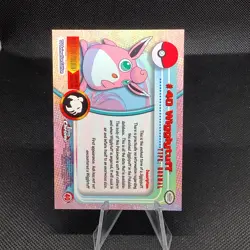 2000 Topps Chrome Pokemon! Wigglytuff #40 Near Mint! Base Set! Vintage! - Image 2