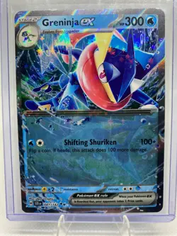 Greninja ex 041/142 Double Rare Pokemon TCG Stellar Crown NM Condition - Image 1