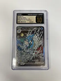 CGC Pristine 10 Kingdra ex 131 Sv: Scarlet & Violet Promo Holo Pokemon Card - Image 1