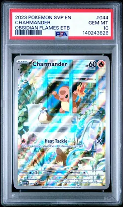 2023 POKEMON SVP EN-SV BLACK STAR PROMO #044 CHARMANDER PSA 10 - Image 1