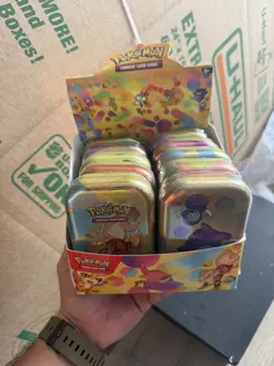 Pokemon TCG Scarlet & Violet 151 Mini Tin Display 10 Tins Factory Sealed 820650863066 - Image 1