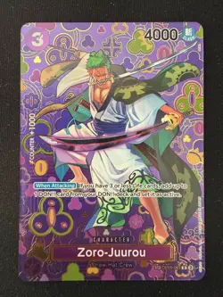 ONE PIECE ENG OP09 Emperors In The New World OP05-067 ZORO-JUUROU SP NEAR MINT - Image 1