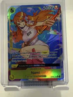 One Piece Two Legends Nami Super Rare Alternate Alt Art OP08-106 - Image 2
