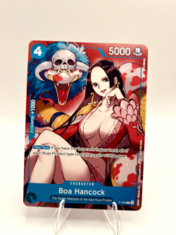 One Piece Boa Hancock P-066 Promo Blue English NM - Image 1