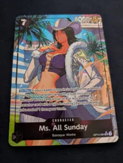 One Piece TCG - Ms. All Sunday - (Alternate Art) OP14-084 - English - Image 1