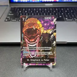 St. Shepherd Ju Peter - One Piece TCG Alt Art OP13-084 Carrying On His Will NM - Image 1