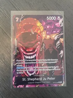 St. Shepherd Ju Peter Alt Art OP13-084 Carrying On His Will ENGLISH NM One Piece - Image 1