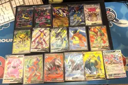 Pokemon Full Art Card Lot Japanese & English EX AND V CARDS!! Lot of 16!! All NM - Image 3