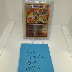 Pokemon TCG XY Evolutions Charizard 11/108 2016 Reverse Holo Rare - Image 1