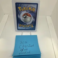 Pokemon TCG XY Evolutions Charizard 11/108 2016 Reverse Holo Rare - Image 4