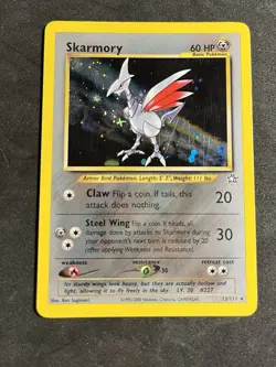 Skarmory - 13/111 - Neo Destiny Pokemon Card (Holo) - MP Pokemon Vintage Holo - Image 1