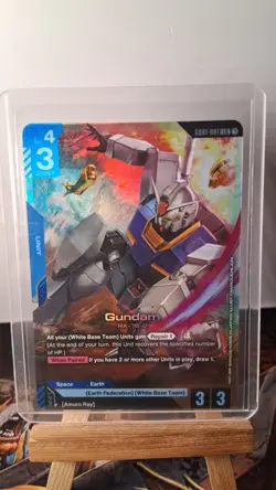Gundam GD01-001 LR FOIL - Newtype Rising - Gundam Card Game RX-78-2 NM Foil - Image 1