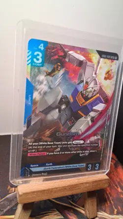 Gundam GD01-001 LR FOIL - Newtype Rising - Gundam Card Game RX-78-2 NM Foil - Image 3