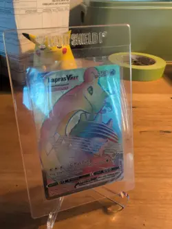 Lapras VMax Rainbow 203/202 From Sword & Shield Bas Set. Near Mint-Mint Card - Image 2