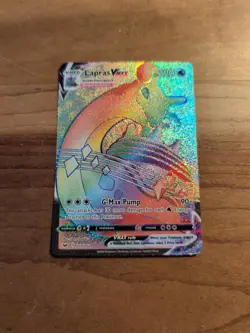 Lapras VMax Rainbow 203/202 From Sword & Shield Bas Set. Near Mint-Mint Card - Image 5
