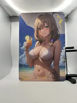 Lisa Genshin Impact Goddess Story - Anime Waifu A5 Size Trading Card - Image 2