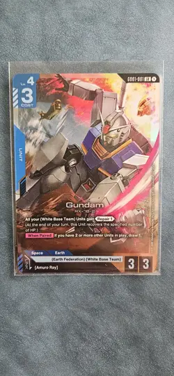 Gundam Card Game GD01-001 Gundam Newtype Rising GD01-001 LR - Image 1