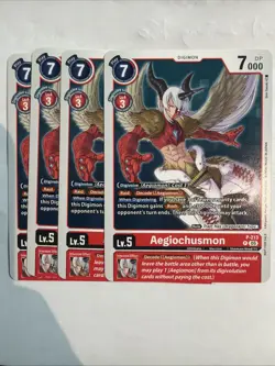 Aegiochusmon P-213 Digimon Card English Playset Promo - Image 1