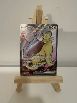 Pokemon TCG Team Rockets Persian EX Full Art 219/182 Destined Rivals Ultra Rare - Image 1