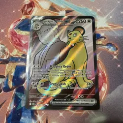 Pokemon TCG Team Rockets Persian EX Full Art 219/182 Destined Rivals Ultra Rare - Image 1