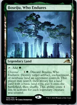 Boseiju, Who Endures R Kamigawa: Neon Dynasty 266 NM - Image 1