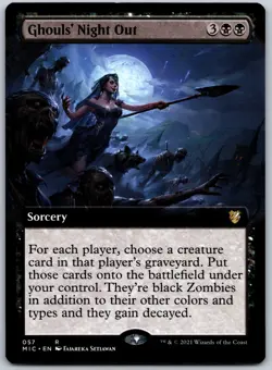 Ghouls' Night Out (Extended Art) R Commander: Innistrad: Midnight Hunt 57 NM - Image 1