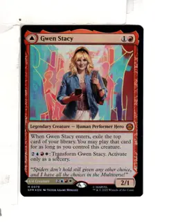 MTG SkeenAB Gwen Stacy FOIL from SPM. NM. - Image 1