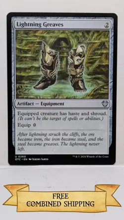 Lightning Greaves Commander: Outlaws of Thunder Junction Regular - Image 1