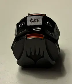 MTG Magic Commander Anthology Planeswalker Ratcheting Dice 100 Life Counter Blk - Image 1